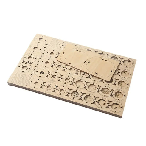 Planches bois prédécoupées laser coffret musical à code secret puzzle 3D, pièces détachables prêtes à assembler sans colle