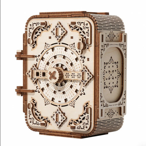 Boîte à musique à code secret puzzle 3D bois mélodie Happy Birthday, cadran combinaison cadeau anniversaire original