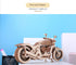 Wooden Motorcycle Mechanical Puzzles 3d Easy Assemble Building Blocks Kits for Teens Adults DIY Cyberpunk Collection Models Gift
