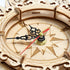 DIY Wooden Wall Clock Model Toys Assembling Retro Wood Building Blocks Kits for Teens Adults 3D Puzzles Electronic Watch Gift
