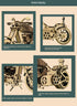 Wooden Motorcycle Mechanical Puzzles 3d Easy Assemble Building Blocks Kits for Teens Adults DIY Cyberpunk Collection Models Gift