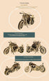 Wooden Motorcycle Mechanical Puzzles 3d Easy Assemble Building Blocks Kits for Teens Adults DIY Cyberpunk Collection Models Gift