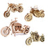 Wooden Motorcycle Mechanical Puzzles 3d Easy Assemble Building Blocks Kits for Teens Adults DIY Cyberpunk Collection Models Gift